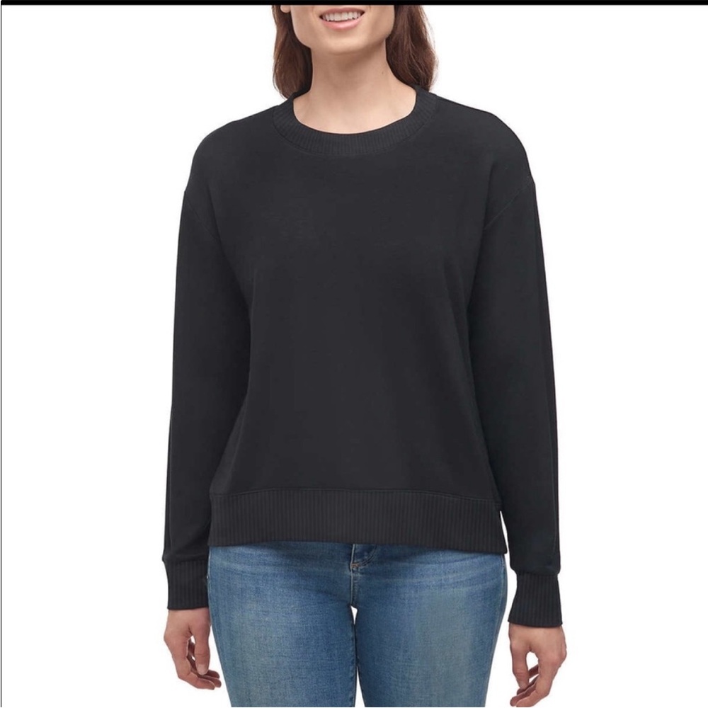 Splendid Ladies Long Sleeve Pullover Top BLACK - size XL